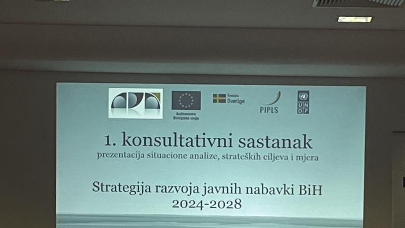 Održan prvi konsultativni događaj u sklopu izrade Strategije razvoja javnih nabavki 2024-2028