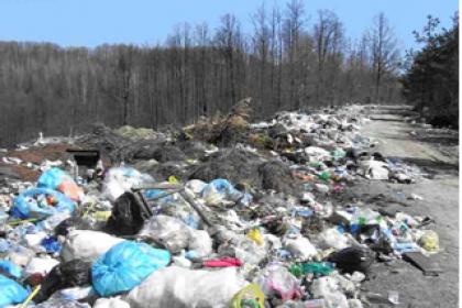 Čišćenje divljih deponija – lokacija prije čišćenja